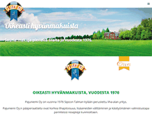 Tablet Screenshot of pajuniemi.fi